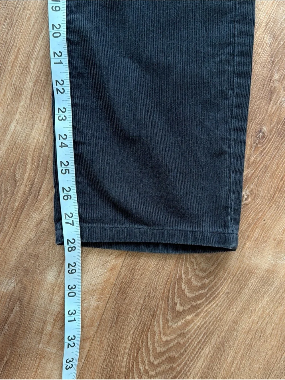 Levi's 514 Men's 34 Black Corduroy Straight Fit Pants Fall Classic